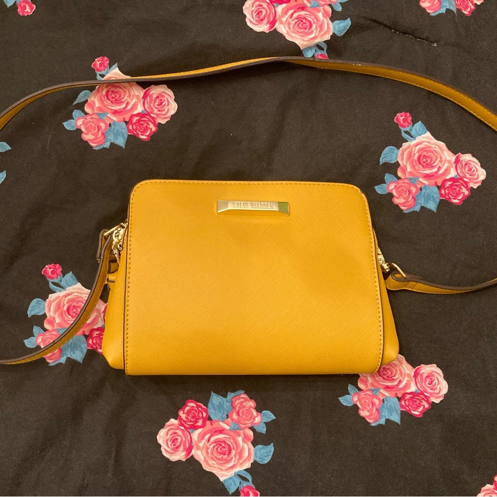 Steve Madden Mustard Yellow Crossbody
